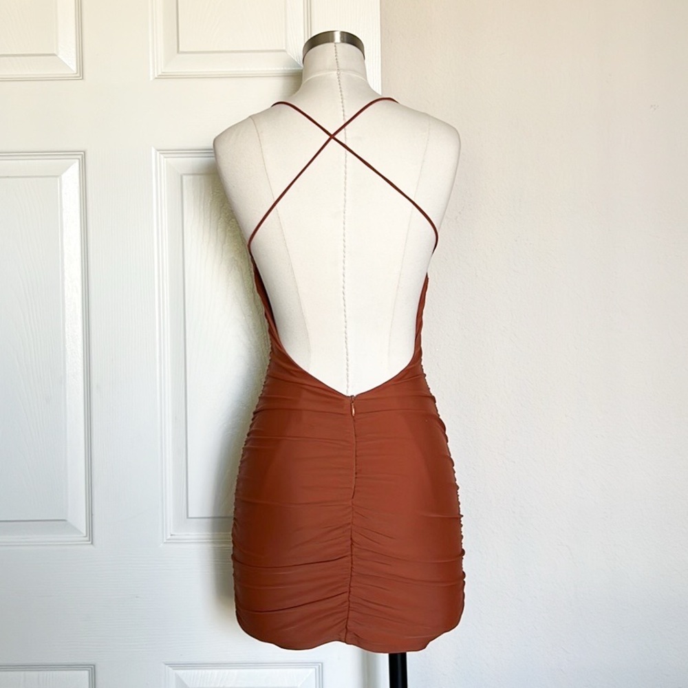 Superdown Revolve Sonora Cross Back Mini Dress - image 5